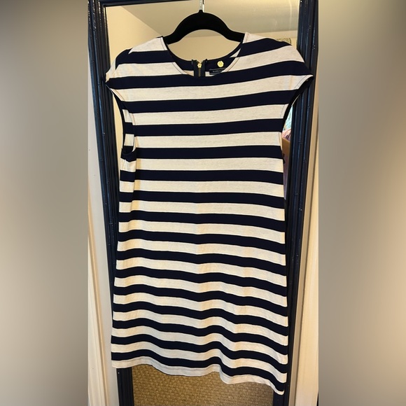 Mark D. Sikes blue and white striped minidress - Picture 2 of 7